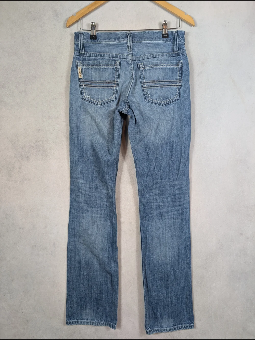Cinch Ian Slim Fit Bootcut Jeans Men's Size 29x36 Light Wash Western Denim